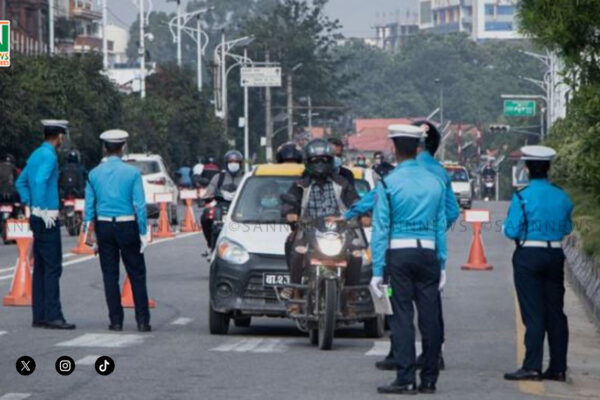 चौबिस घण्टामा ट्राफिक प्रहरीद्वारा तीन हजार बढीलाई कारबाही