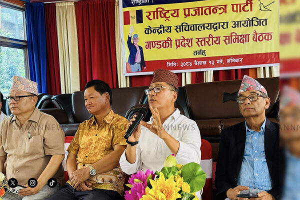 राप्रपा राजाको होइन राजा मान्नेहरुको दल हो: राजेन्द्र लिङ्देन