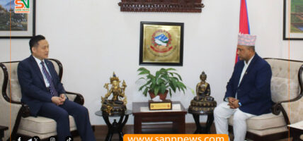 परराष्ट्रमन्त्री खनाल र चिनियाँ राजदूत माओमिङबिच भेटवार्ता
