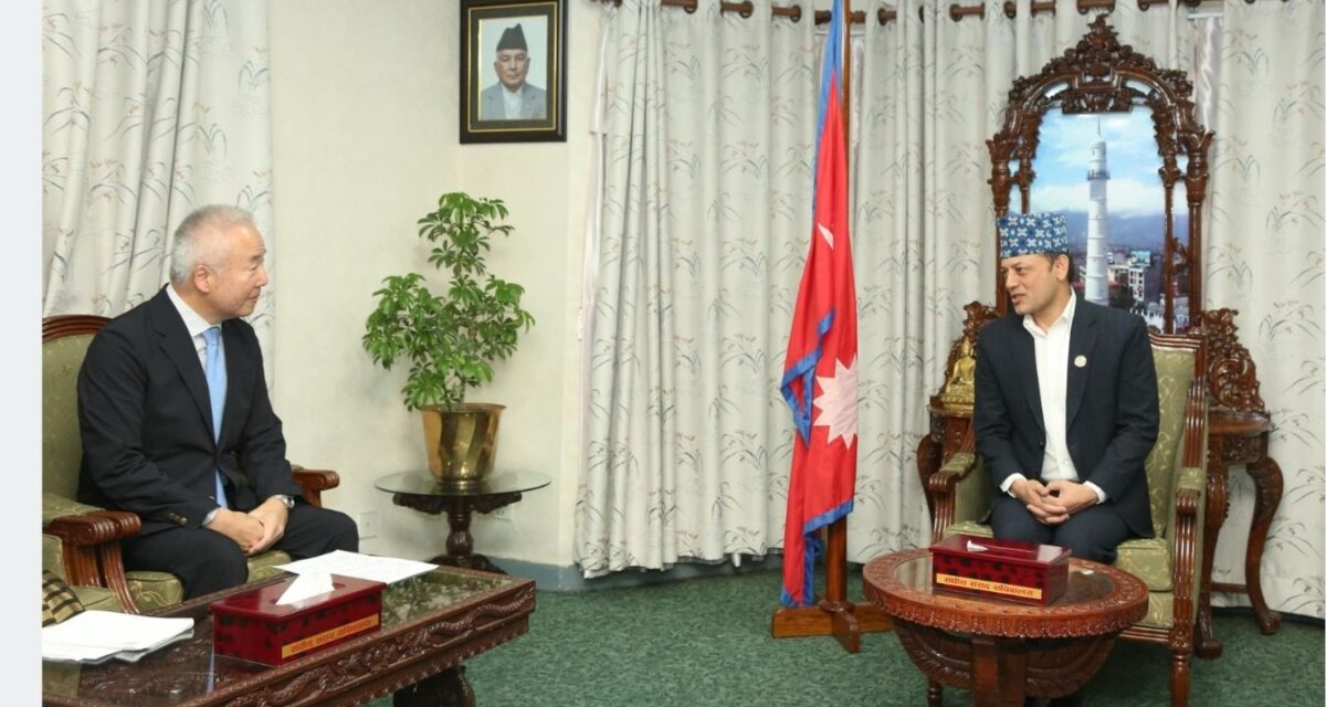 सभामुखसँग नेपालका लागि जापानी राजदूतको भेट