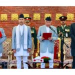 प्रधानन्यायाधीश शर्माले लिए राष्ट्रपतिबाट शपथ