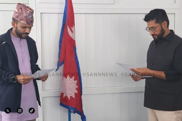 सागर ढकालले लिए रास्वपा सचिवालय सदस्य पदको शपथ