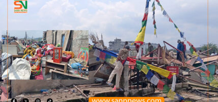 बुद्ध जयन्तीकै दिन भत्काइयो बल्खुको साङ्गे छोइलिङ्ग गुम्बा
