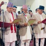 लुम्बिनी प्रदेश सरकारका नवनियुक्त मन्त्रीको शपथ लुम्बिनी प्रदेश सरकारका नवनियुक्त मन्त्रीको शपथ