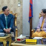स्वास्थ्यमन्त्री मेहतासँग कोरियाका राजदूतको भेटवार्ता स्वास्थ्यमन्त्री मेहतासँग कोरियाका राजदूतको भेटवार्ता