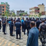 रास्वपाकाे बागमती प्रदेश अधिवेशन स्थगित, प्रहरीले कार्यक्रमस्थल खाली गरायाे