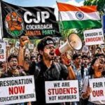भारतमा शिक्षामन्त्री धर्मेन्द्र प्रधानको राजीनामा माग्दै कक्रोच जनता पार्टी सडकमा  