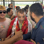 रास्वपा महाधिवेशनमा सहभागी हुन पुगे गगन थापा