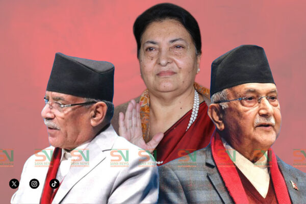 असार १४ गते विद्या भण्डारीको प्रमुख आतिथ्यमा एउटै मञ्चमा देखिँदै ओली-प्रचण्ड