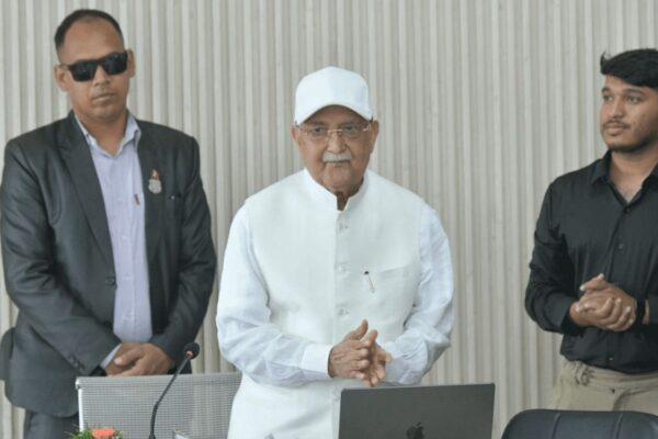 हामीले धक्का खाएको छौँ, सिद्धिएको होइन: ओली हामीले धक्का खाएको छौँ, सिद्धिएको होइन: ओली
