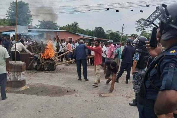 सुनसरी घटनाको विरोधमा सप्तरीमा प्रदर्शन, राजबिराज बन्द