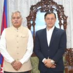 सभामुख अर्यालसँग भारतीय राजदूत श्रीवास्तवको शिष्टाचार भेट
