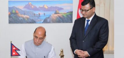 नेपाली दूतावास पुगेर भारतका तर्फबाट बाढीपीडितप्रति समवेदना !