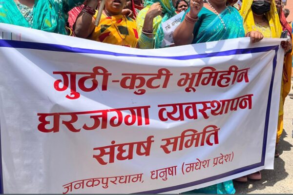 जनकपुरको अतिक्रमित गुठीको जग्गामा भोलिदेखि डोजर चल्ने