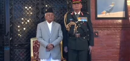 भारतीय स्थल सेनाध्यक्ष सेठलाई नेपाली सेनाको मानार्थ महारथीको दर्जा