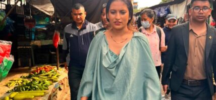 भृकुटीमण्डपमा मन्त्री सिता बादीको अनुगमन