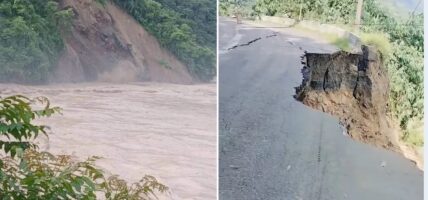 पहिरोले पृथ्वी राजमार्ग अवरुद्ध
