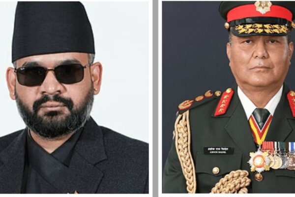प्रधानमन्त्री र प्रधानसेनापतिबिच सिंहदरबारमा भेटवार्ता