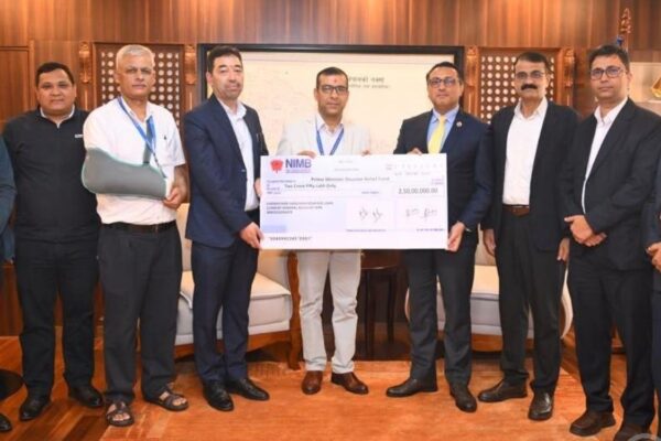 कर्मचारी सञ्चय कोषद्वारा बाढीपीडितका लागि २ करोड ५० लाख सहयोग