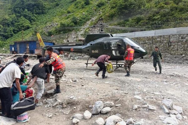 भोटेकोशी बाढी: ३२४ विदेशी नागरिकको उद्धार, ५९० सम्पर्कविहीन