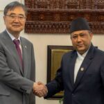 भोटेकोशी बाढीपछि पुनर्निर्माणमा नेपाललाई सघाउने कोरियाको प्रतिबद्धता