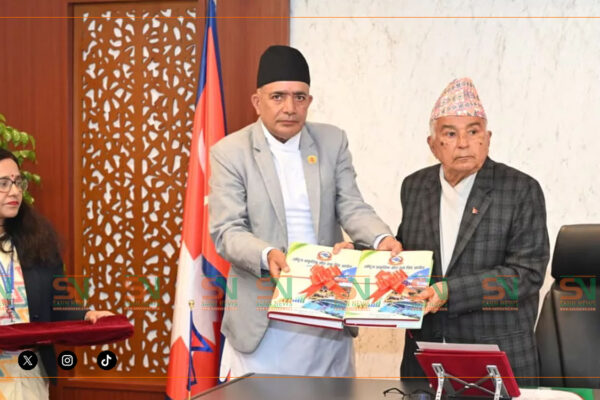 राष्ट्रपतिसमक्ष वित्त आयोगको वार्षिक प्रतिवेदन पेस