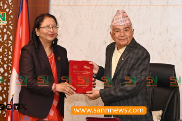 राष्ट्रपतिसमक्ष राष्ट्रिय महिला आयोगको वार्षिक प्रतिवेदन पेस राष्ट्रपतिसमक्ष राष्ट्रिय महिला आयोगको वार्षिक प्रतिवेदन पेस