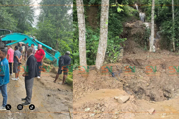 नुवाकोटमा पहिरो गएपछि रोकिए राहत बोकेका गाडी नुवाकोटमा पहिरो गएपछि रोकिए राहत बोकेका गाडी