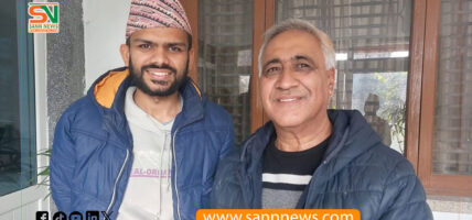 चन्द्र भण्डारीलाई बधाई दिँदै सागर ढकालले भने- ‘मिलेर देश बनाउनुपर्छ’