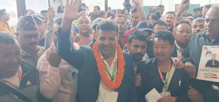 कांग्रेस महामन्त्रीमा सुनील शर्माको उम्मेदवारी दर्ता