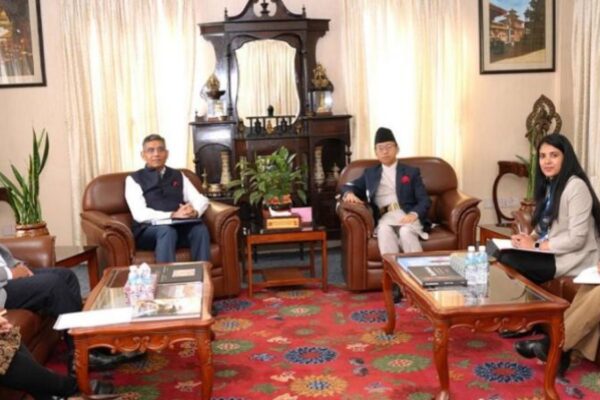 परराष्ट्र सचिव राई र महावारबीच भेट: नेपाल-भारत सम्बन्ध विस्तारमा जोड परराष्ट्र सचिव राई र महावारबीच भेट: नेपाल-भारत सम्बन्ध विस्तारमा जोड