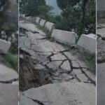 धादिङको गलौँदीमा सडक भासियो, मुग्लिन-काठमाडौं सडक पूर्ण अवरुद्ध