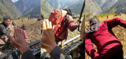 बूढीगण्डकी बाढीमा फसेका ३६ जनाको सेनाले गर्‍यो उद्धार