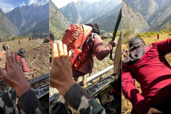 बूढीगण्डकी बाढीमा फसेका ३६ जनाको सेनाले गर्‍यो उद्धार