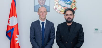 प्रधानमन्त्री शाहसँग अष्ट्रेलियाका राजदूत अन्स्र्टको शिष्टाचार भेट