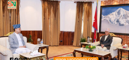शीतलनिवासमा राष्ट्रपति र सभामुखबीच भेटवार्ता
