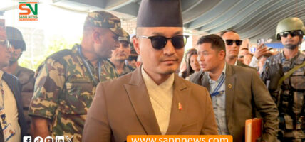 भारत भ्रमणमा निस्किए गृहमन्त्री गुरुङ